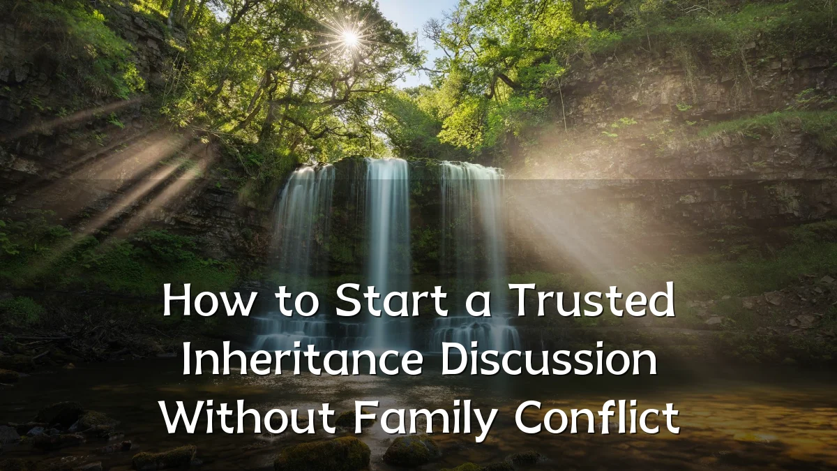 How to Start a Trusted Inheritance Discussion Without Family Conflict