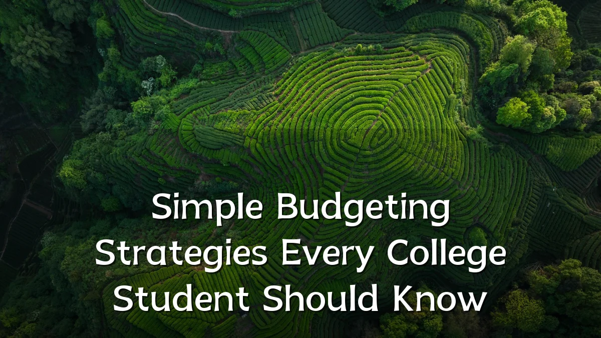 Simple Budgeting Strategies Every College Student Should Know
