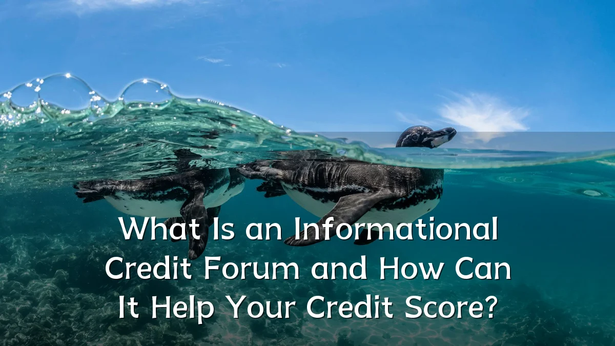 What Is an Informational Credit Forum and How Can It Help Your Credit Score?