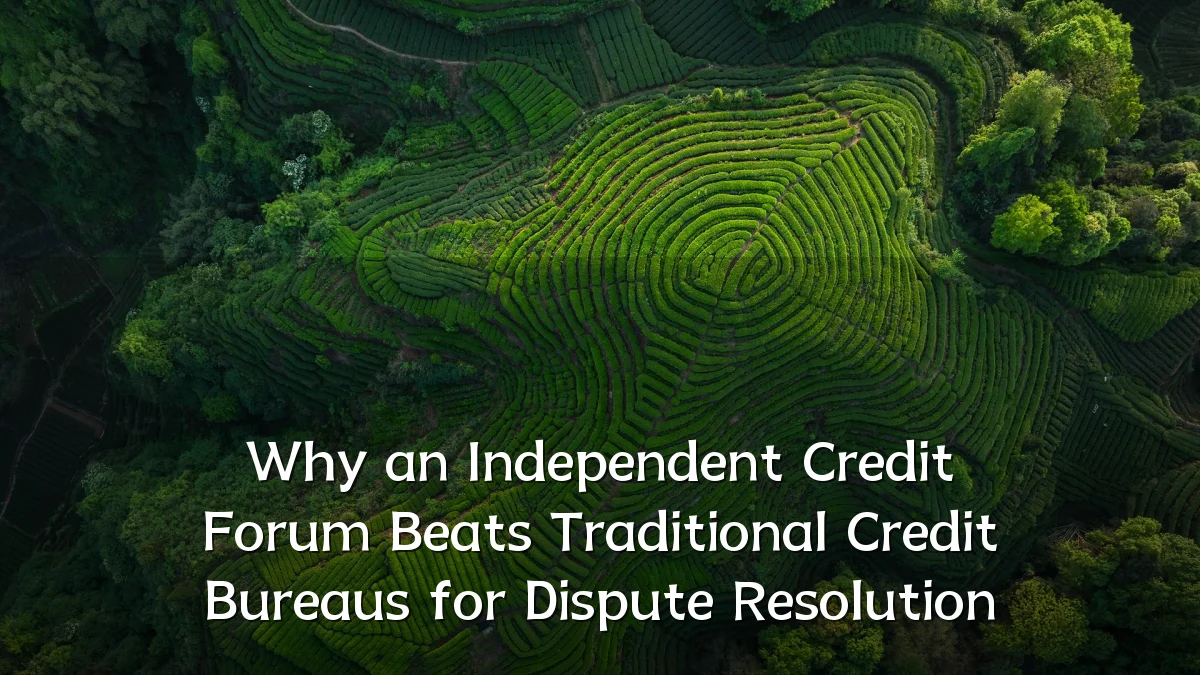 Why an Independent Credit Forum Beats Traditional Credit Bureaus for Dispute Resolution