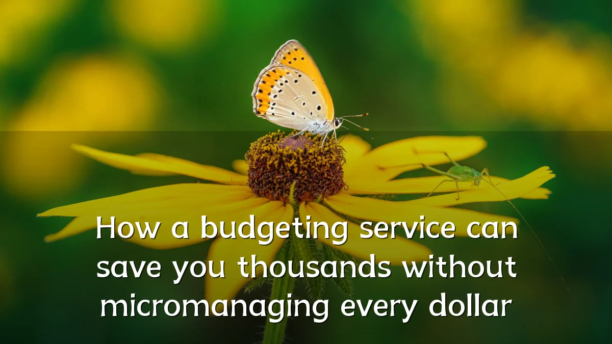 How a budgeting service can save you thousands without micromanaging every dollar
