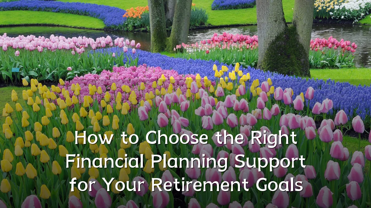 How to Choose the Right Financial Planning Support for Your Retirement Goals