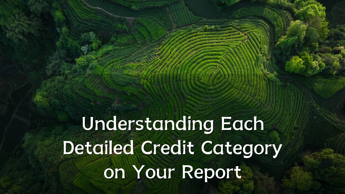 Understanding Each Detailed Credit Category on Your Report